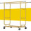 Porte-vêtements Madalin 630 lb avec roulettes
