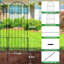 Clôture de jardin décorative en métal - H 32 po x L 10 pi (paquet de 10)