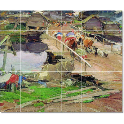 Carreau de peinture murale 25,5 po x 21,25 po 4,25 po x 4,25 po