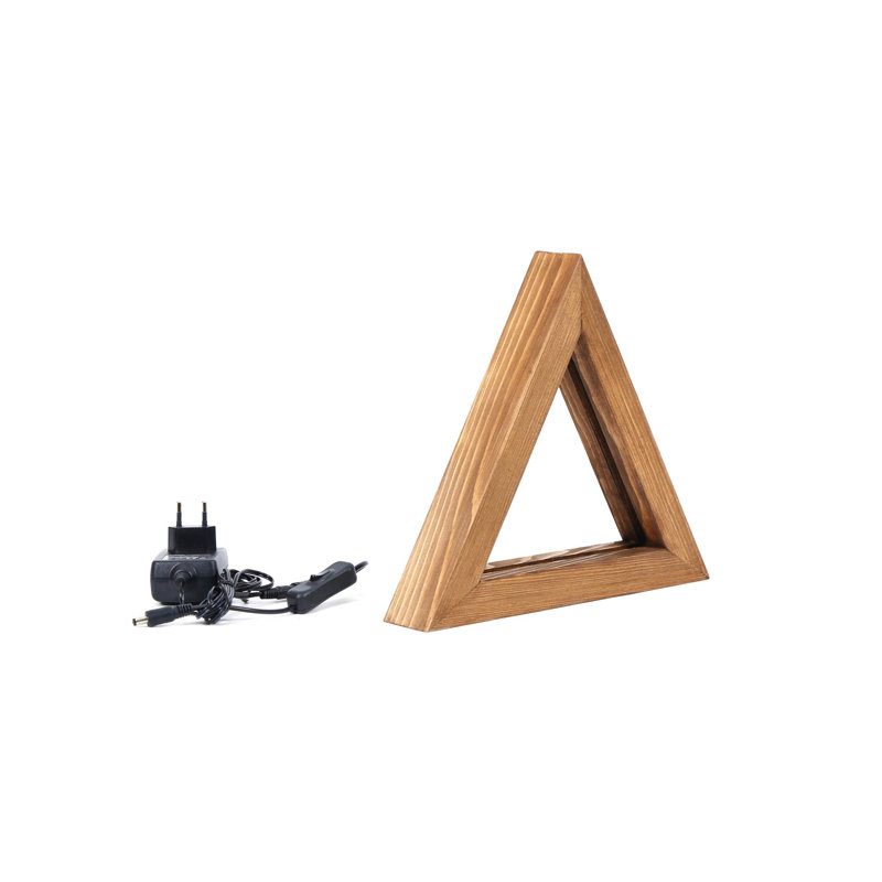 Lampe de bureau en bois massif Bellamore