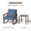 Ensemble de conversation d'extérieur 3 pièces-336952670