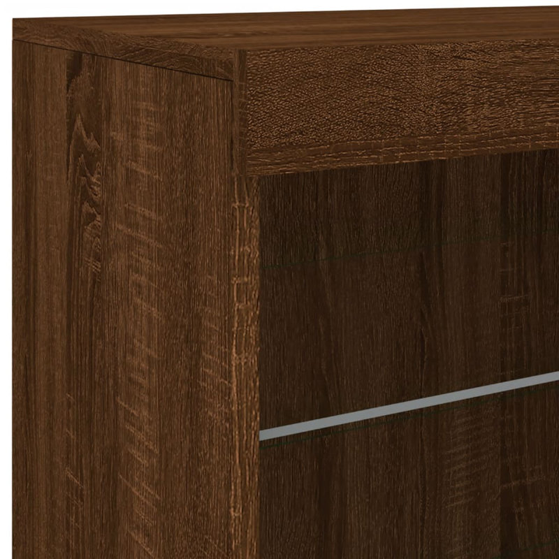 Basilina 60.5cm Sideboard, Brown Oak