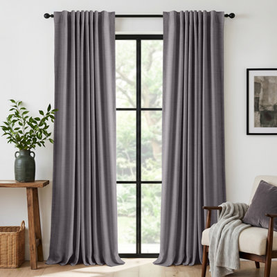 Graciella Linen Blackout Curtain Panel
