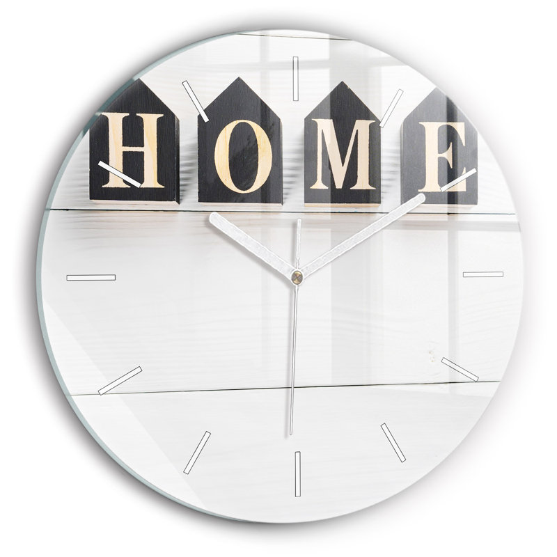 Glass Wall Clock