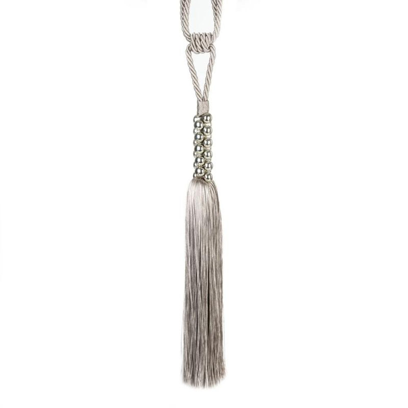 Lothrop Fabric 34cm Curtain Tieback, Silver
