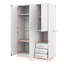 Rangement garde-robe en bois 2 portes pour chambre à coucher-1129339692