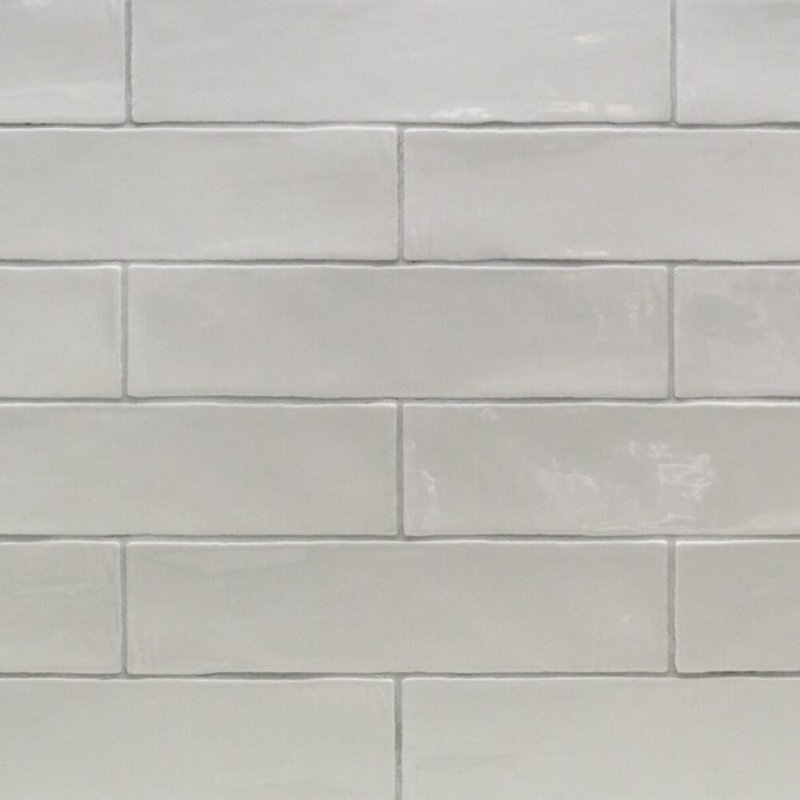 Lancaster 3x12 Polished Ceramic Subway Tile, Gray