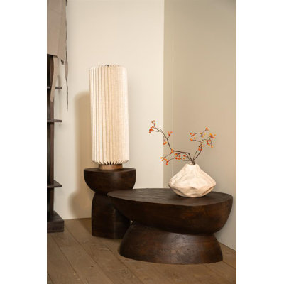 Cobble Solid Wood End Table