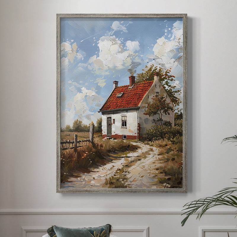 LANDSCAPES Series CIV, reproduction encadrée - bois massif, H 11 po x l 9 po