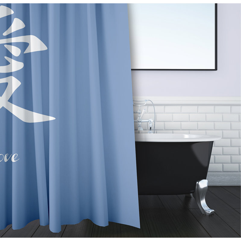 Rideau de douche Chantilly, Bleu