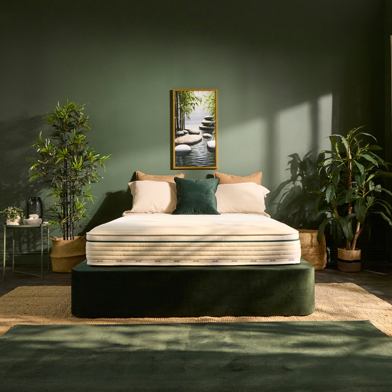 Jay-Be® Natural Fresh Bamboo Hybrid 2000 e-Pocket Mattress, Single (3')
