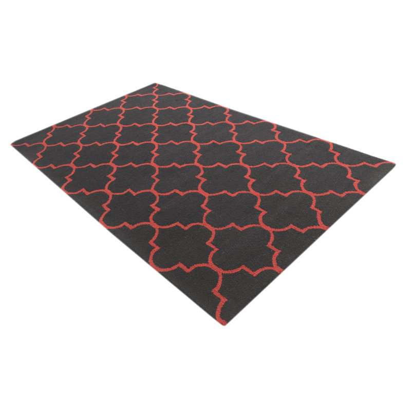 Tapis noir Otto
