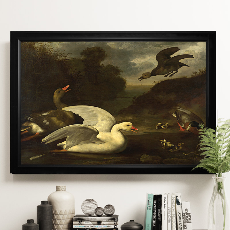 « rétro-salissures d’eau », impression, H 27 po x l 39 po x P 2 po, Cadre noir, Pas de tapis