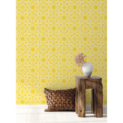 Rouleau de papier peint adhésif L 18 pi x l 24 po Flowers