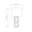 Remy Metal Table Lamp-746695333