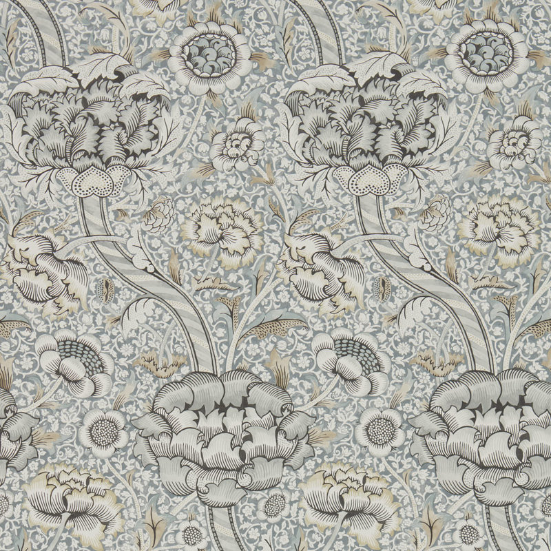 Wandle 10.05m x 68.6cm Matte Wallpaper Roll, Silver