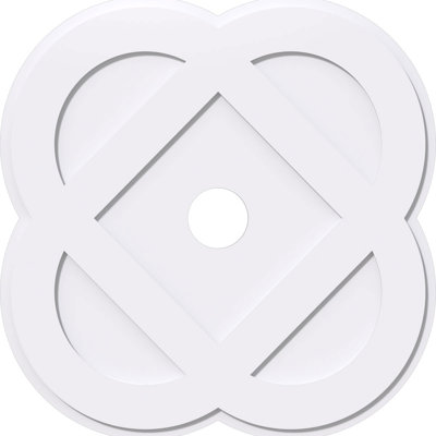 36"OD x 5"ID x 14 1/4"C x 1"P Charlotte Architectural Grade PVC Contemporary Ceiling Medallion