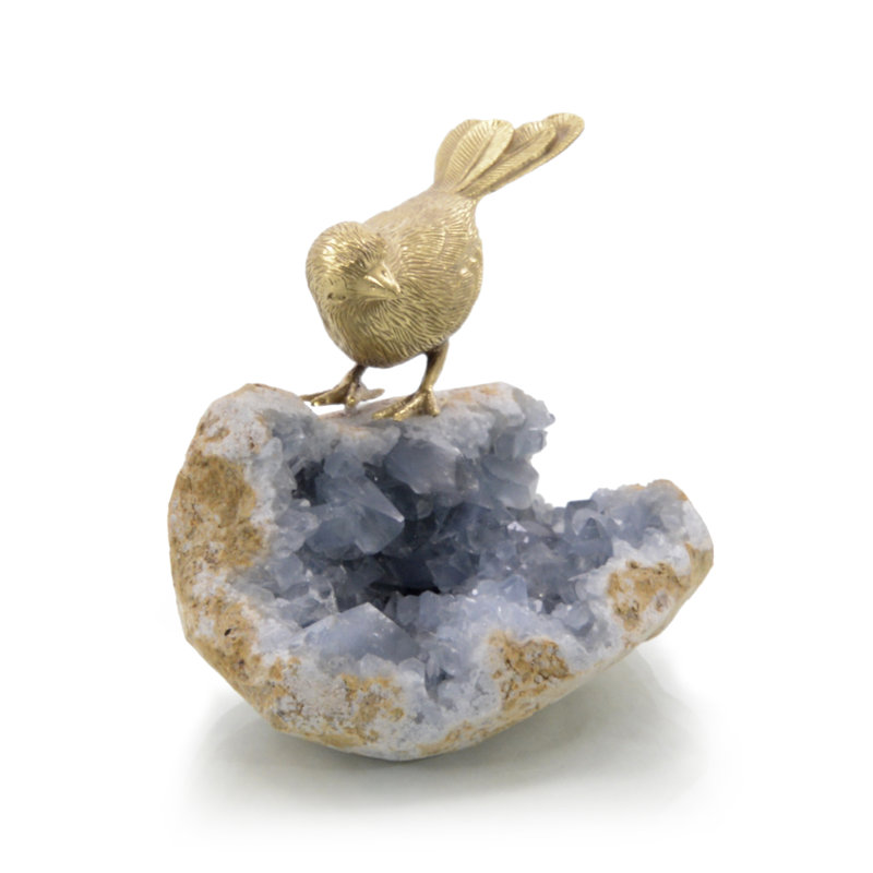 Figurine oiseau sur rocher céleste II