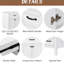 Meuble-lavabo de salle de bain moderne 36 po - Blanc autoportant avec lavabo en céramique-1629656188