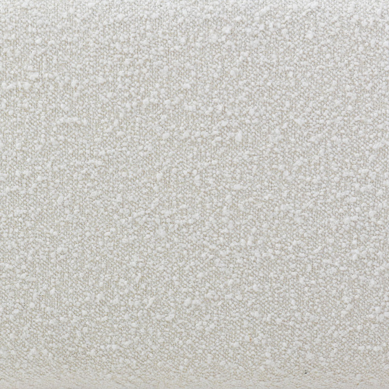 Canapé rembourré Ayda, Boucle blanche 100 % polyester
