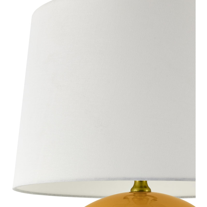 Lampe de table sphérique Havrilka, Orange