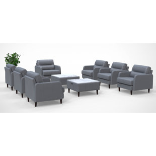 Ensemble de chaises de cafétéria 7 personnes pour 7 personnes