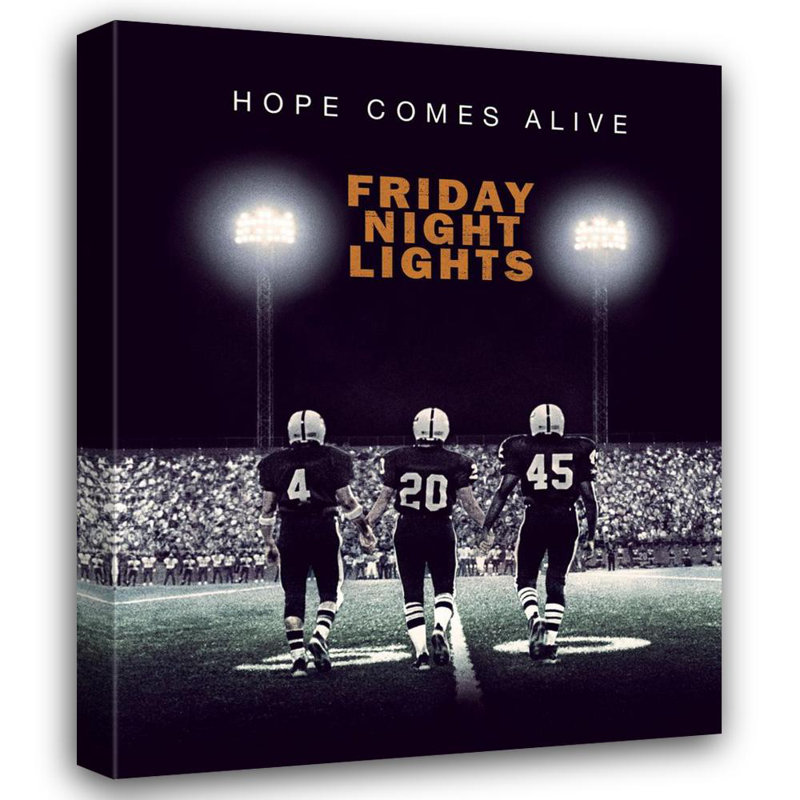 Friday Night Lights, 18" H x 14" W