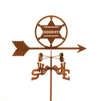 Sheriff's 6 pt. Insigne de girouette