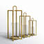 3 Piece Iron Tabletop Lantern Set