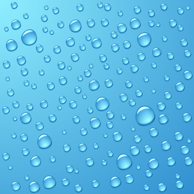 «Water Drops» par Pialhovik, reproduction sur toile tendue, L 12 po x H 12 po