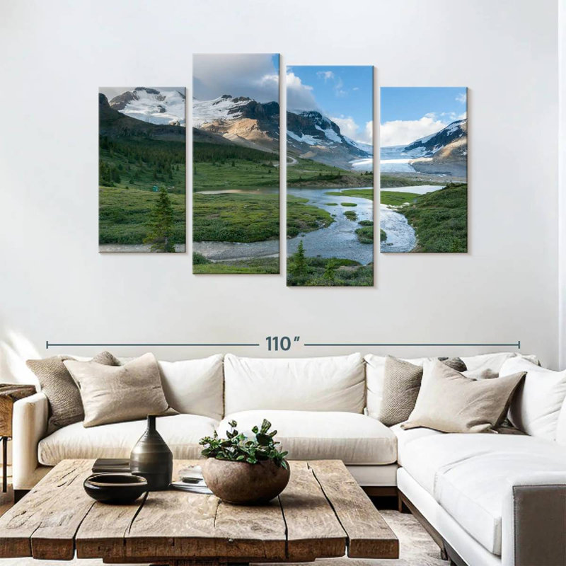Alvord Athabasca Glacier, 54" H x 84" W