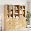 Ensemble de bibliothèques standard H 70,9 po x l 47,24 po (2B + A)-1036336487