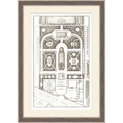 A Garden Design 8 Print by Studio L57 Nouvelle