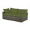 Montecito 75.25" Wide Outdoor Wicker Right Hand Facing Loveseat with Cushions