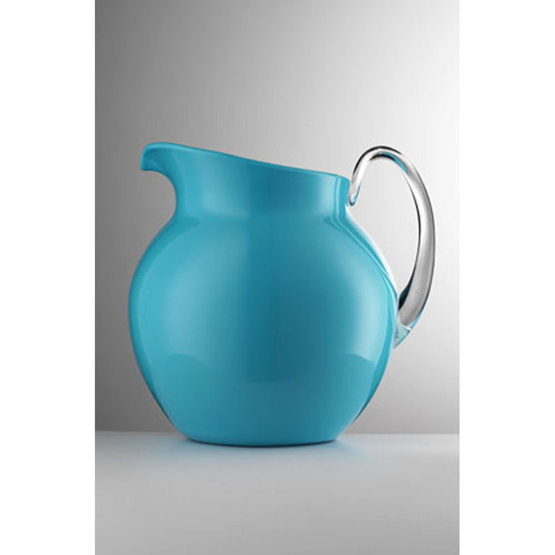 Palla 101.5oz. Pitcher, Turquoise