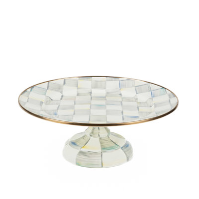 Sterling Check® Pedestal Platter