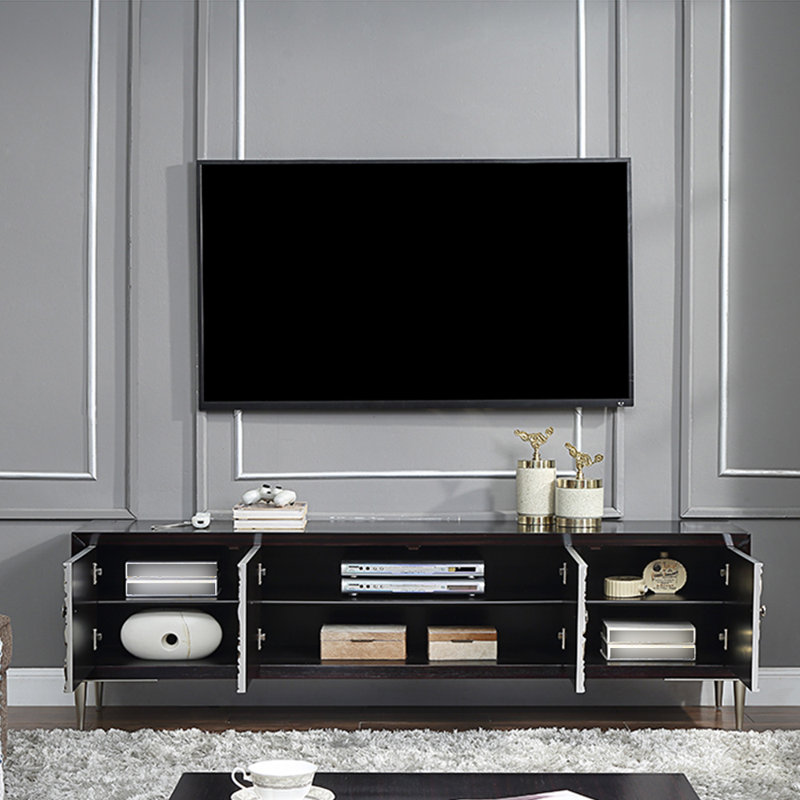 American style light luxury solid wood TV stand, 78.74"