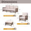 7-piece Rattan Conversation Seating Group With Cushions-1095915272