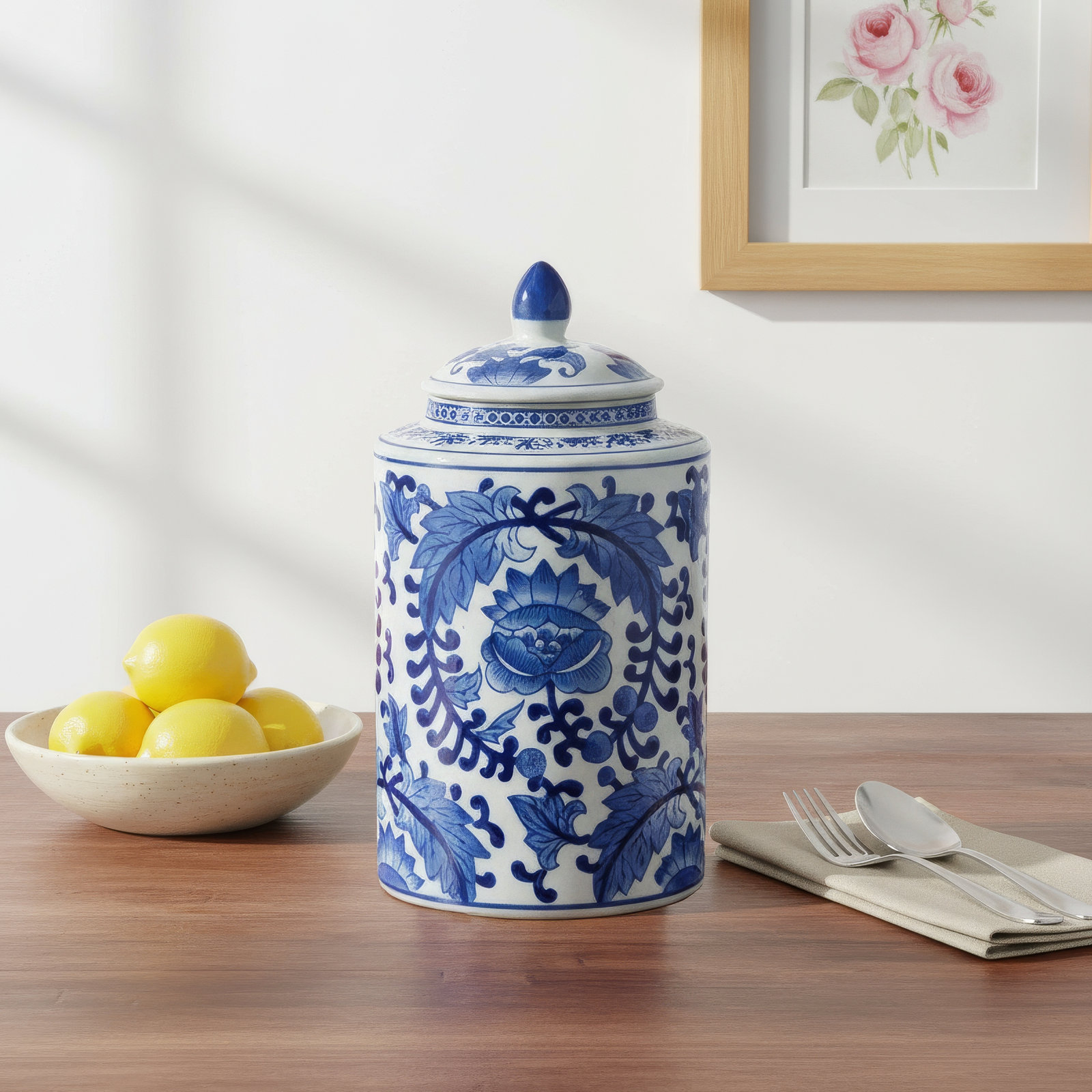 Marano 13.5'' Handmade Ceramic / Porcelain Decorative Urns & Jars