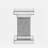 Silver Square Mirrored End Table