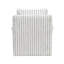 Fauteuil pivotant rembourré en tissu blanc cassé blanc cassé Elegance Comfort