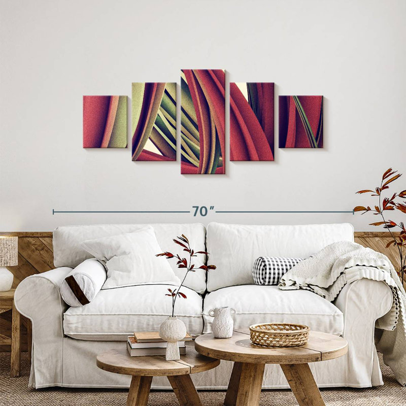 Wallie Twisted Shape, 24" H x 55" W