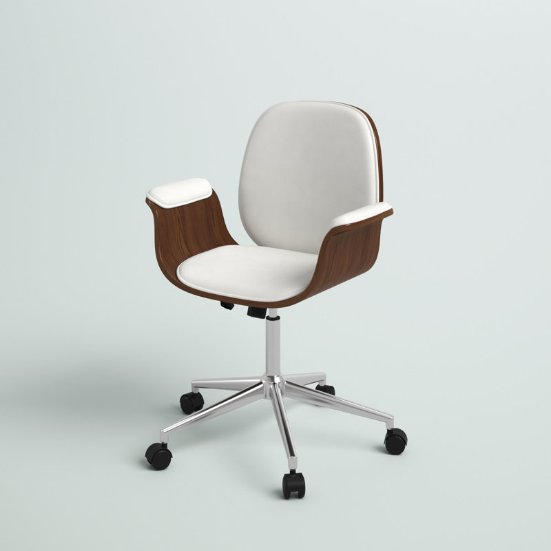 Chaise de travail Siggers, Blanc