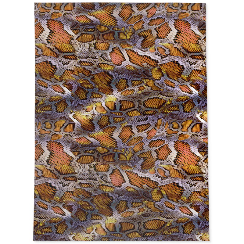 Python Low Pile Carpet Straight Rectangular Chair Mat, 9' x 12'