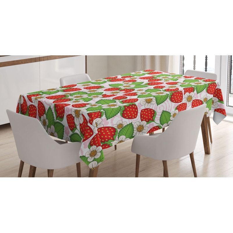 Spring Dining Room Kitchen Tablecloth, 70" L x 52" W