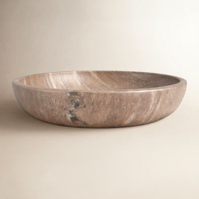 Tellis Round Marble Decorative Bowl