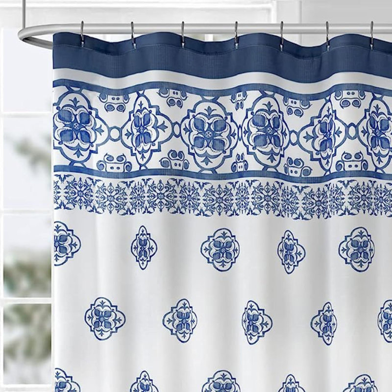 Rideau de douche Guven, Bleu