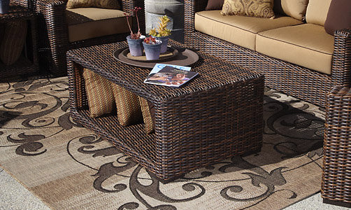 Kiona Rectangular Outdoor Coffee Table , 48'' in. W 32'' in. D