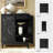 Hayter 30''W Distressed Finish Hidden Drawer Accent Cabinet-894451733