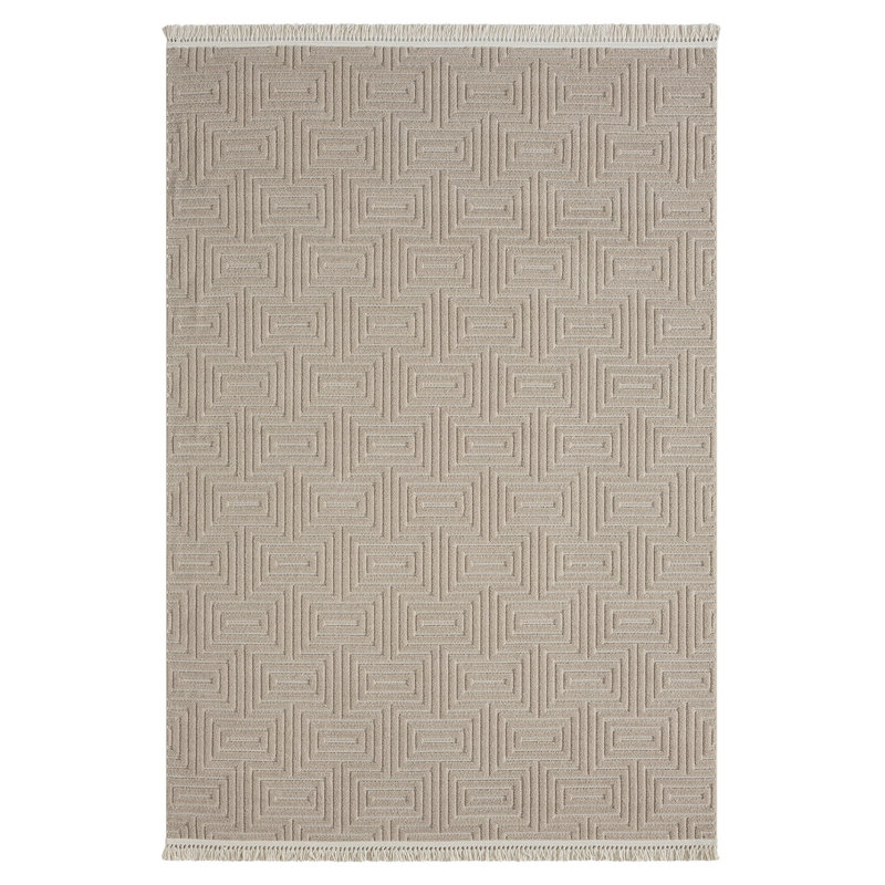 Leteisha Geometric Indoor Rug, Runner 5'3" x 14'10"